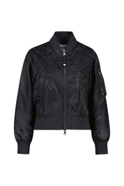 Blousonjacke WASTON mit Strickmuster - 2000 Black - Schwarz