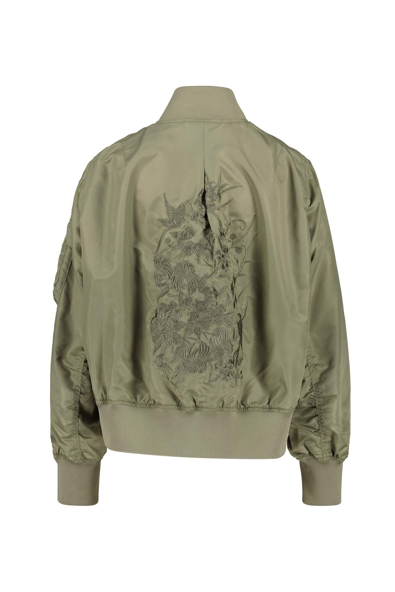 Blousonjacke WASTON mit Strickmuster - 7600 Salbei - Grün