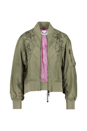 Blousonjacke WASTON mit Strickmuster - 7600 Salbei - Grün