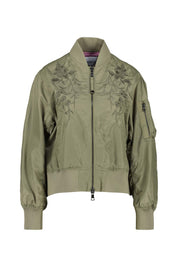 Blousonjacke WASTON mit Strickmuster - 7600 Salbei - Grün