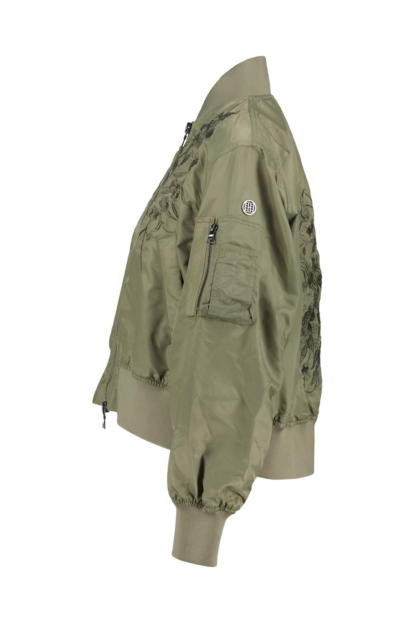 Blousonjacke WASTON mit Strickmuster - 7600 Salbei - Grün