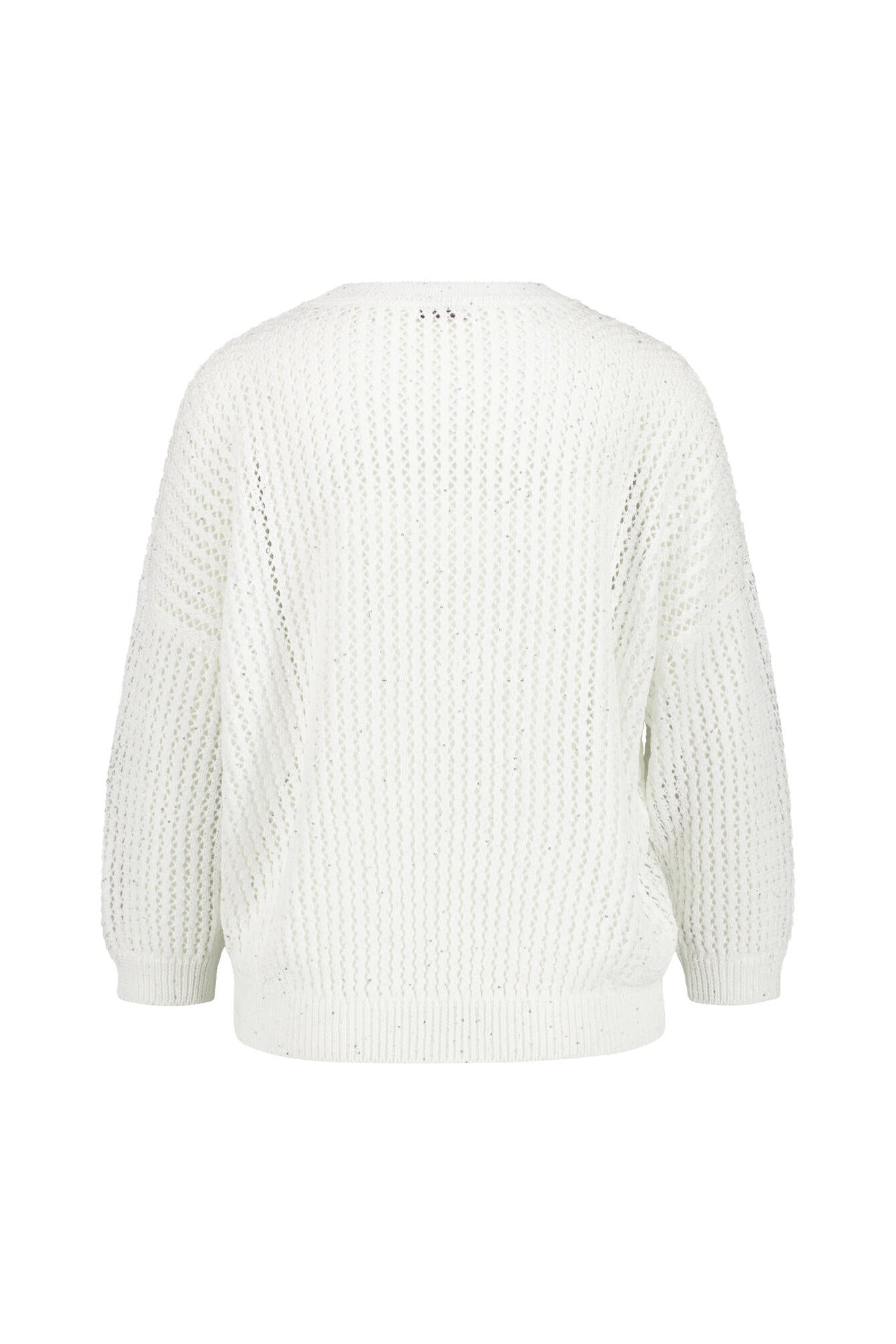 Strickpullover oversized - A00 Pure White - Weiß