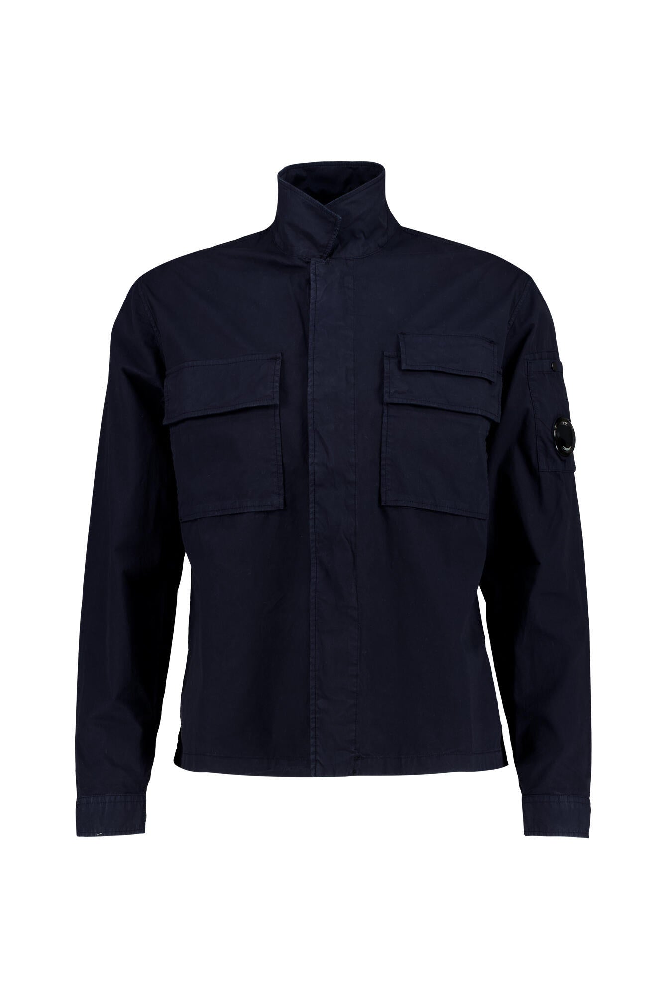Overshirt aus Baumwolle - 888 Total Eclipse - Blau