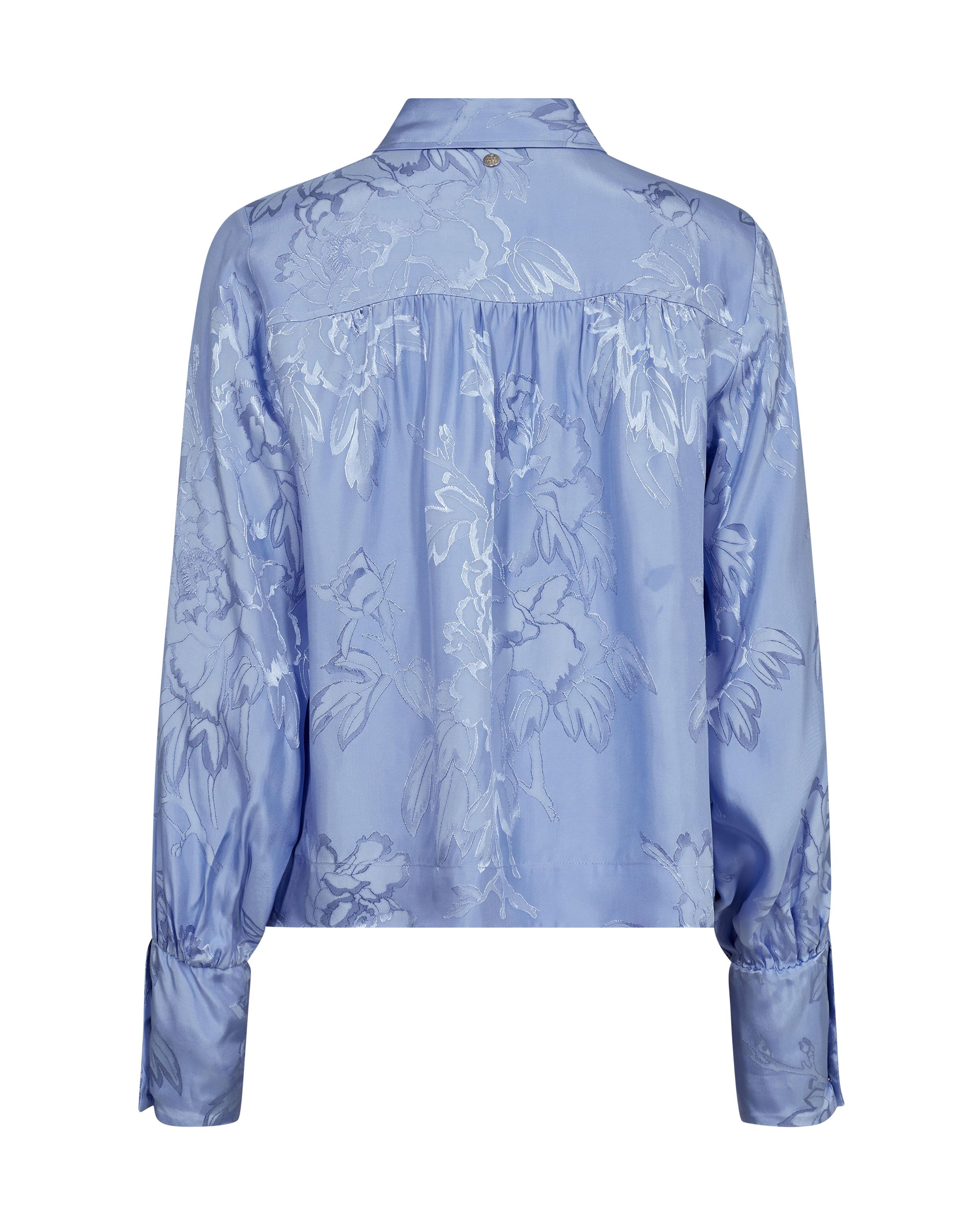 Bluse ZABIA aus Viskose - 827 Hydrangea - Blau