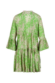 STYLIANOS DRESS - Animal Green - Grün