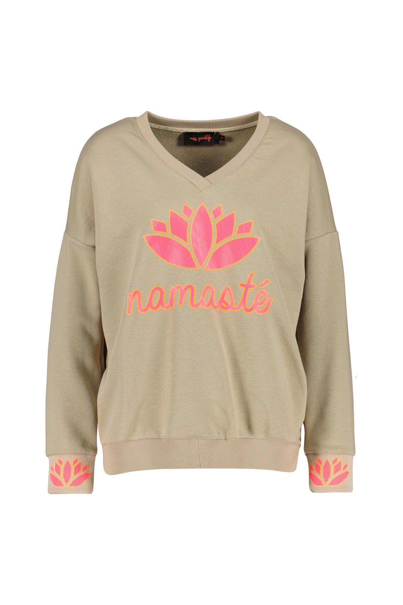 Sweatshirt aus Baumwolle - Sand - Braun