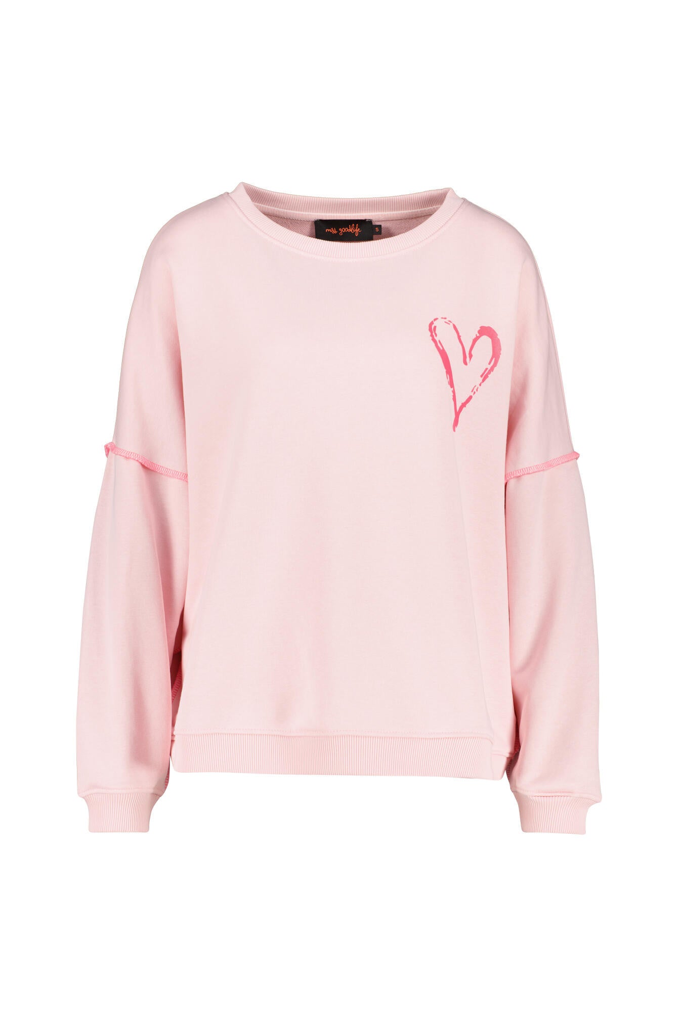 Sweatshirt aus Baumwolle - Rose - Rosa