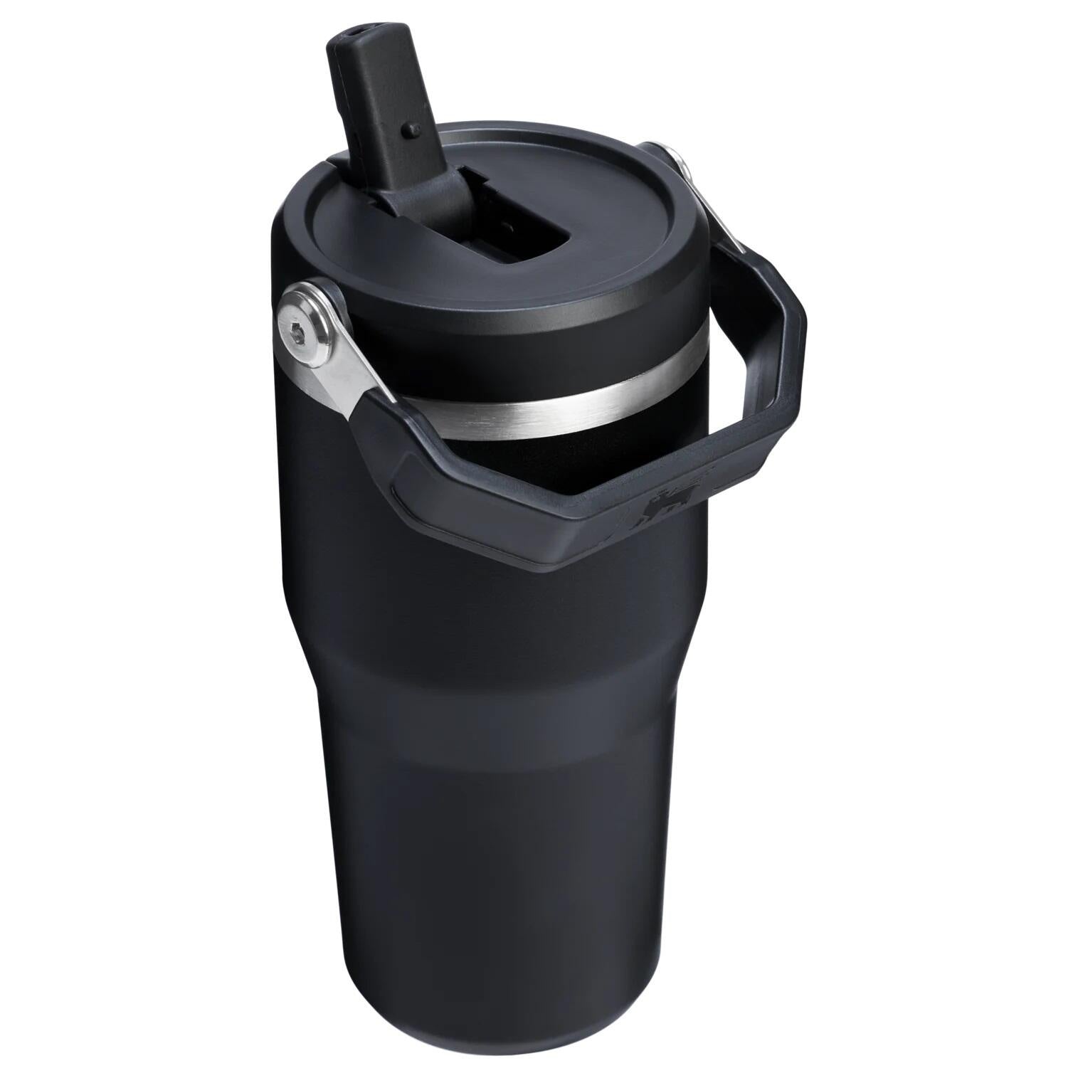 Thermoflasche ICEFLOW FLIP STRAW TUMBLER 0.6 L - Black - Schwarz