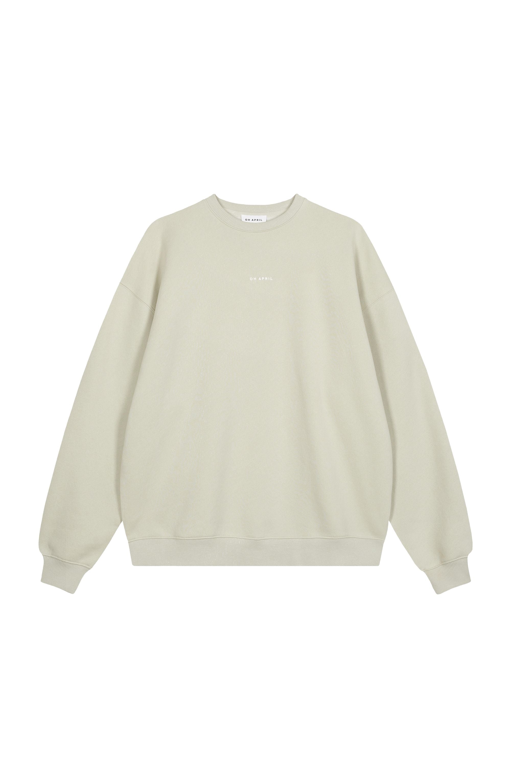 Oversized Sweatshirt Good Karma Club - Soft Green - Grün