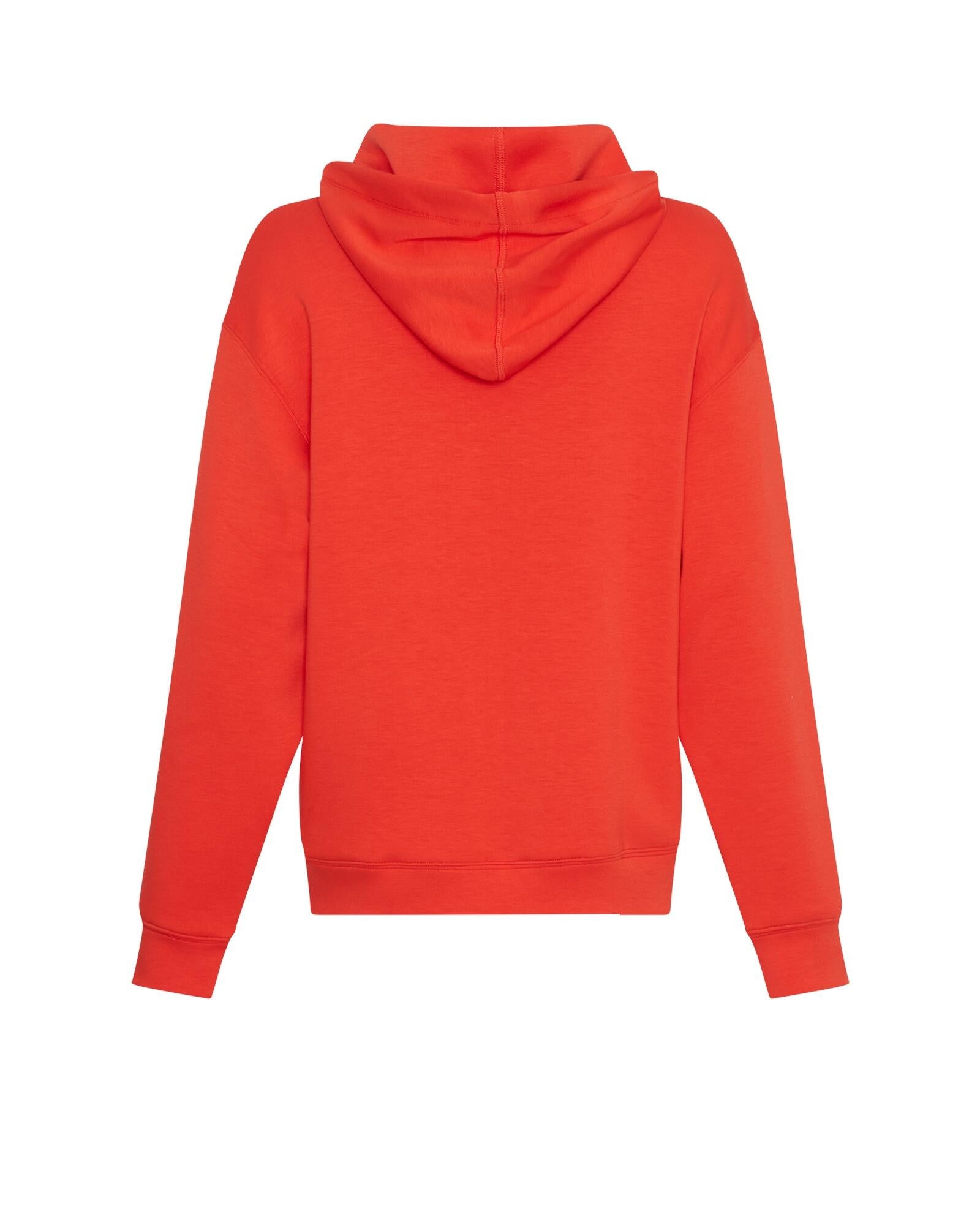 Sweathoodie aus Viskosemix - Flame Scarlet - Rot