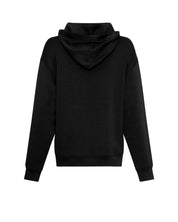 Sweathoodie aus Viskosemix - Black - Schwarz