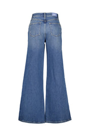 Jeans Wide Leg High Rise - ka - Blau