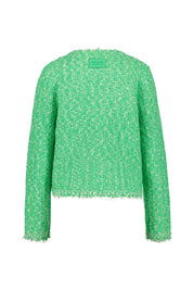 Bouclé-Jacke - 4015 Green Apple - Grün