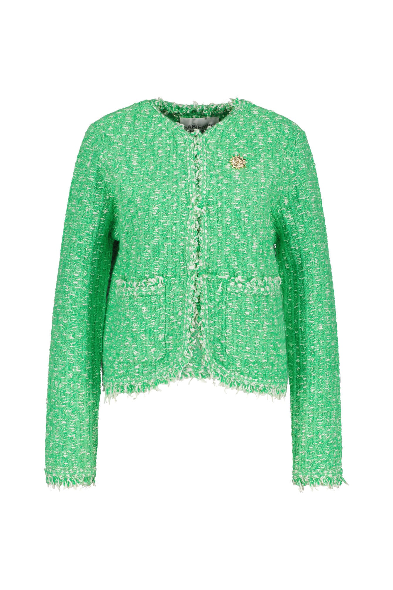 Bouclé-Jacke - 4015 Green Apple - Grün