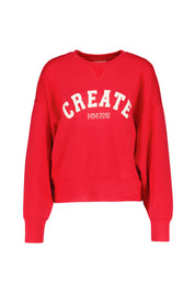 Sweatshirt - 268 Chinese Red - Rot