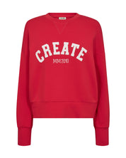 Sweatshirt aus Viskosemix - 268 Chinese Red - Rot