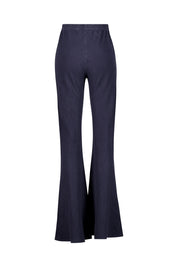 Leinenhose JOANA Wide Leg - Navy - Blau