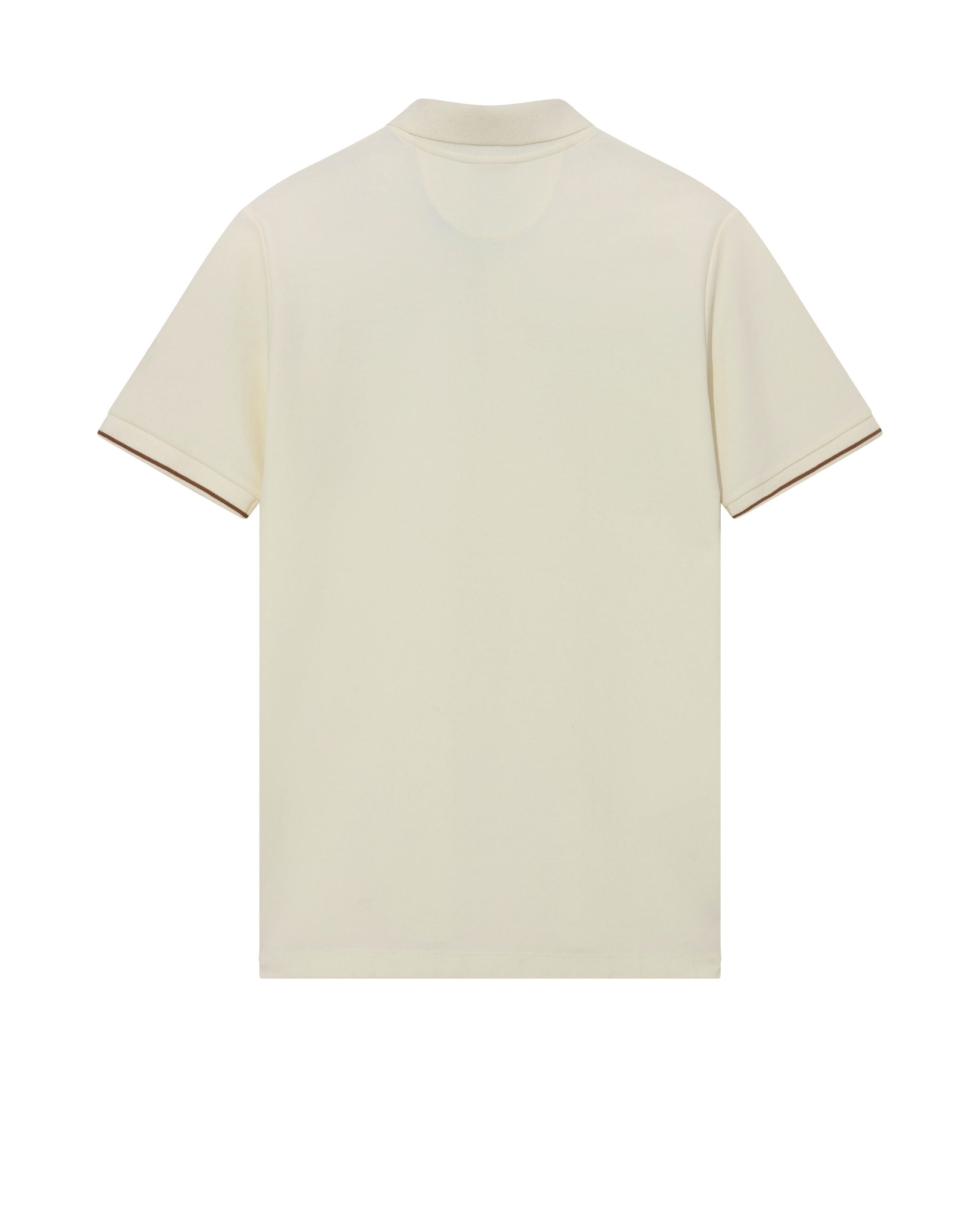 Poloshirt aus Baumwollmix - 125 Offwhite - Creme