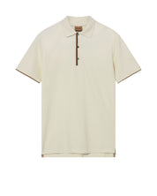 Poloshirt aus Baumwollmix - 125 Offwhite - Creme