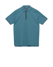 Poloshirt aus Baumwollmix - 233 Pacific - Türkis