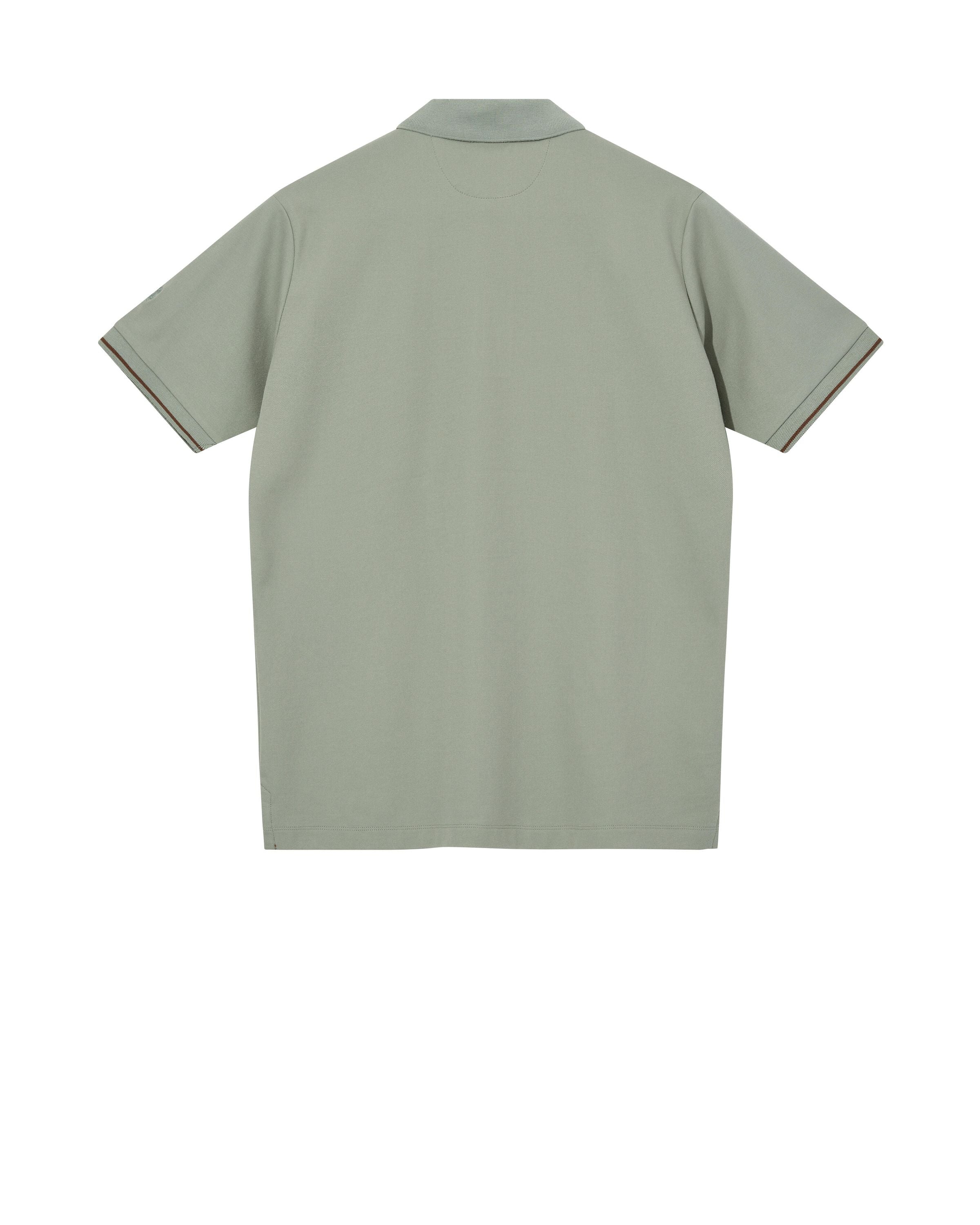 Poloshirt aus Baumwollmix - 234 Menthol Green - Grün