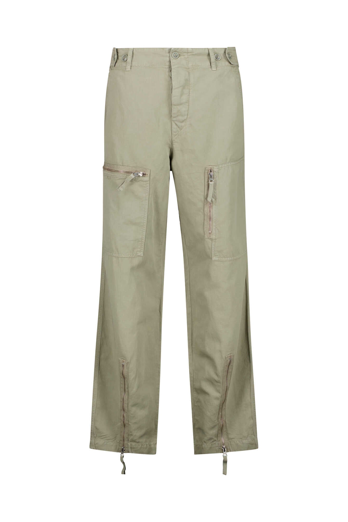 Leinencargohose Regular Fit - 327 Vintage Khaki - Khaki