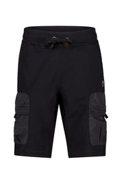 Cargoshorts IRVINE aus Sweat - 0541 Black - Schwarz