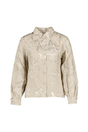 Bluse ZABIA aus Viskose - 174 Feather Grey - Grau