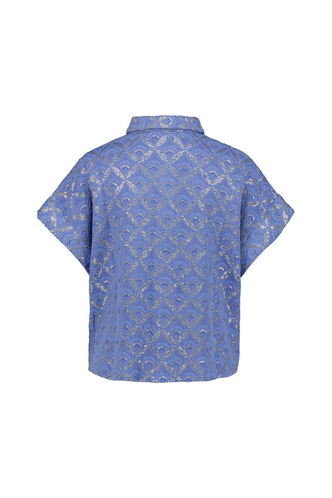 Bluse EDITH Boxy-Fit - Bleu - Blau