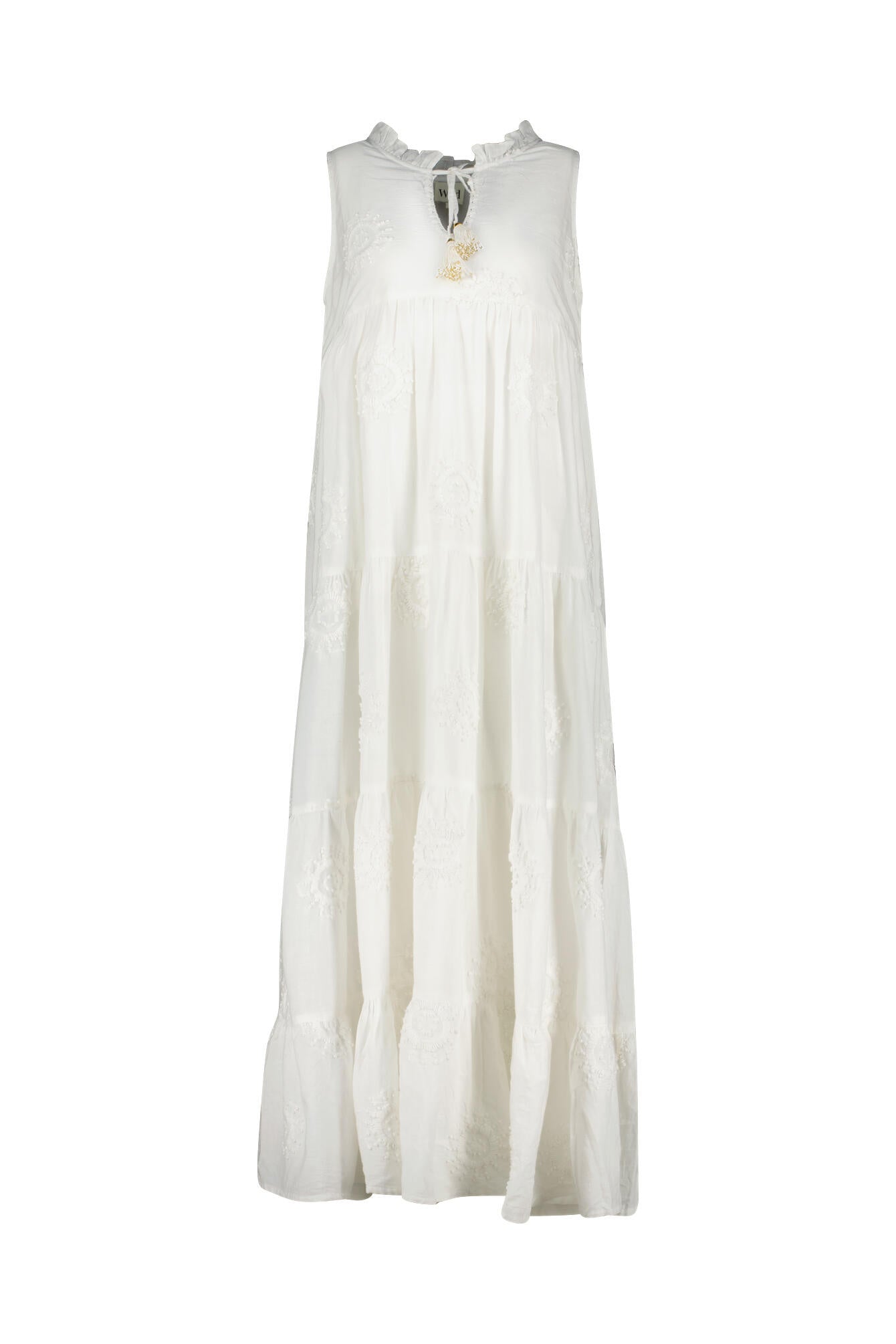 Sommerkleid ISIDORE Maxi - Blanc - Weiß