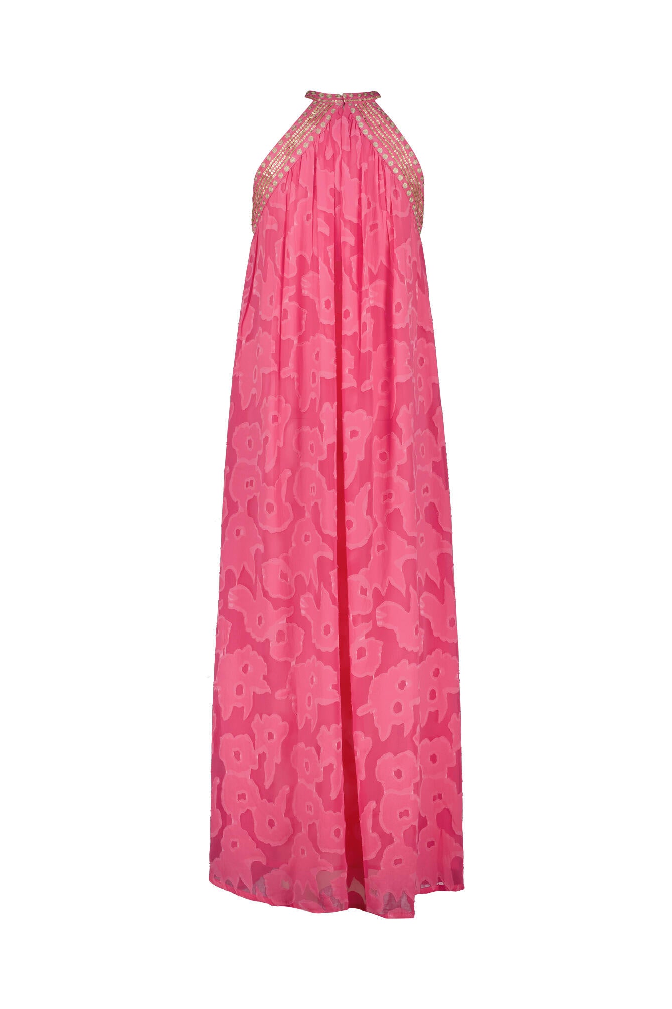 Neckholderkleid GABRIEL Midi - Rose - Rosa