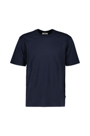 T-Shirt aus Baumwolle - Navy Blue - Blau