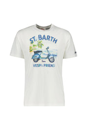 T-Shirt aus Baumwolle - ka - Weiß