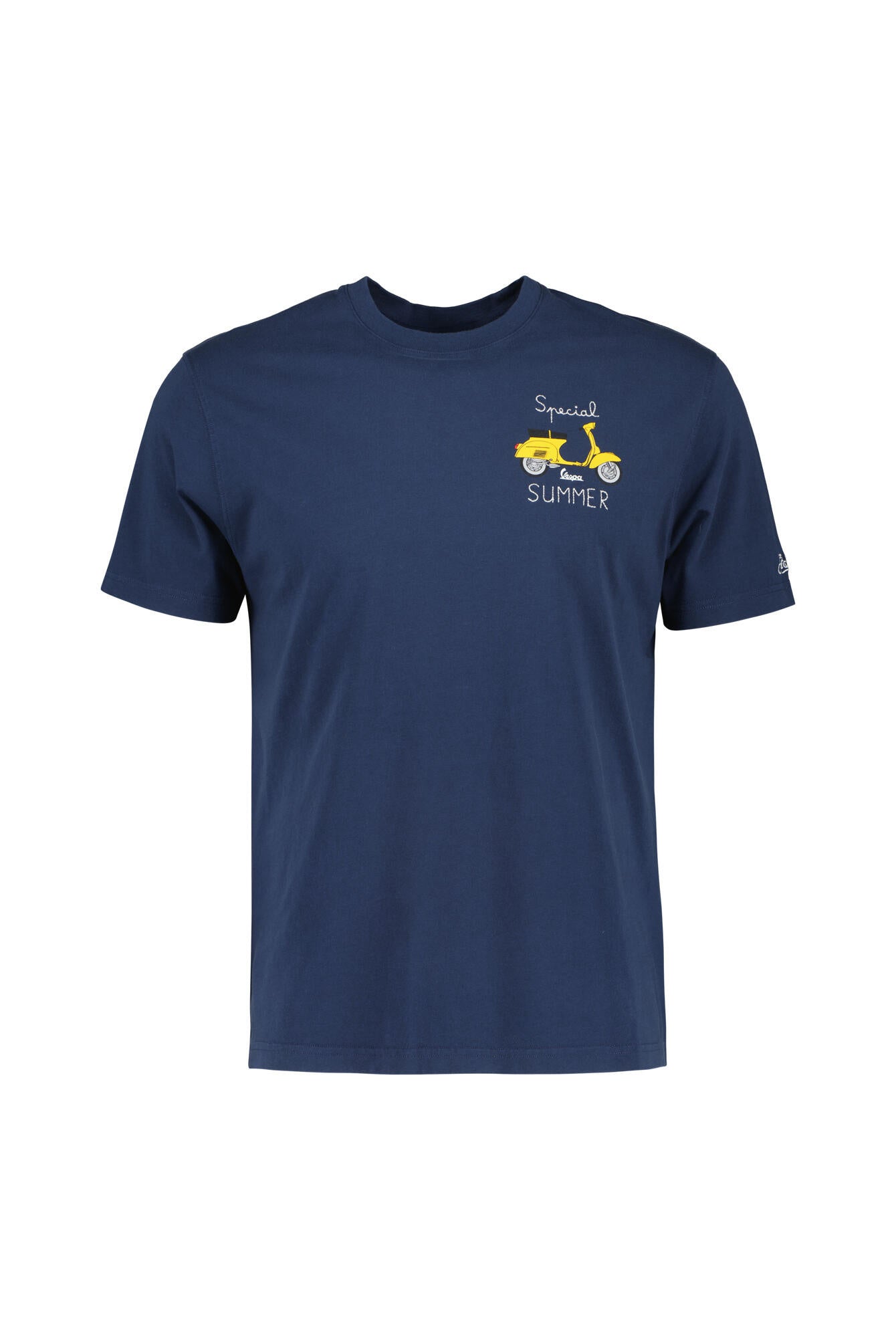 T-Shirt aus Baumwolle - ka - Blau