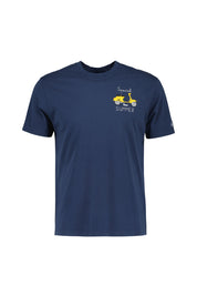 T-Shirt aus Baumwolle - ka - Blau
