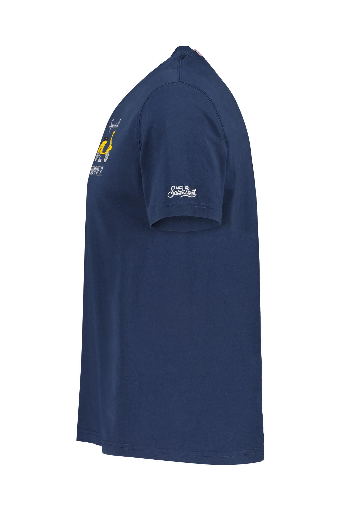 T-Shirt aus Baumwolle - ka - Blau