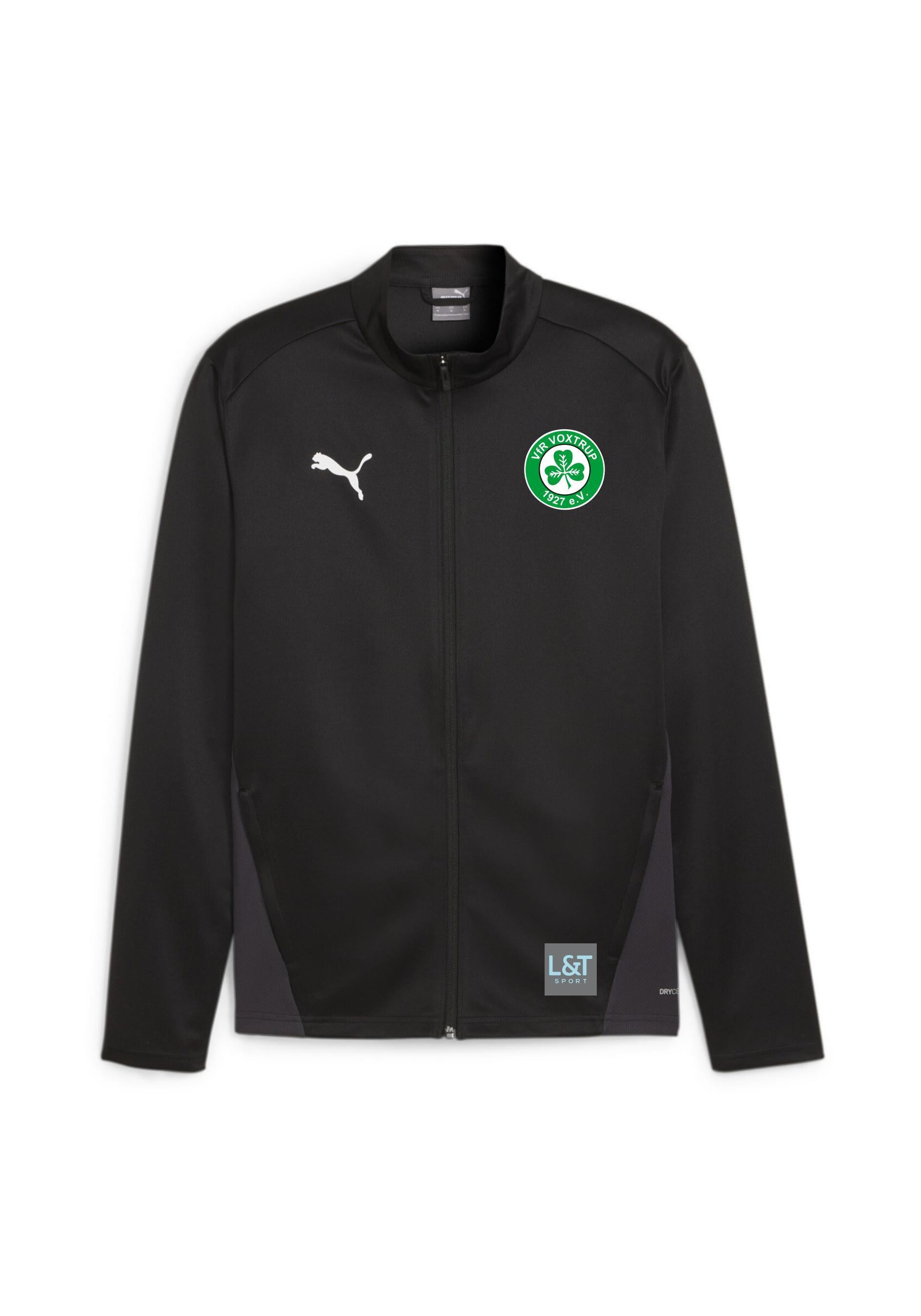 Herren VFR Voxtrup Trainingsjacke - 003-PUMA Black-PUMA White-Flat - Schwarz