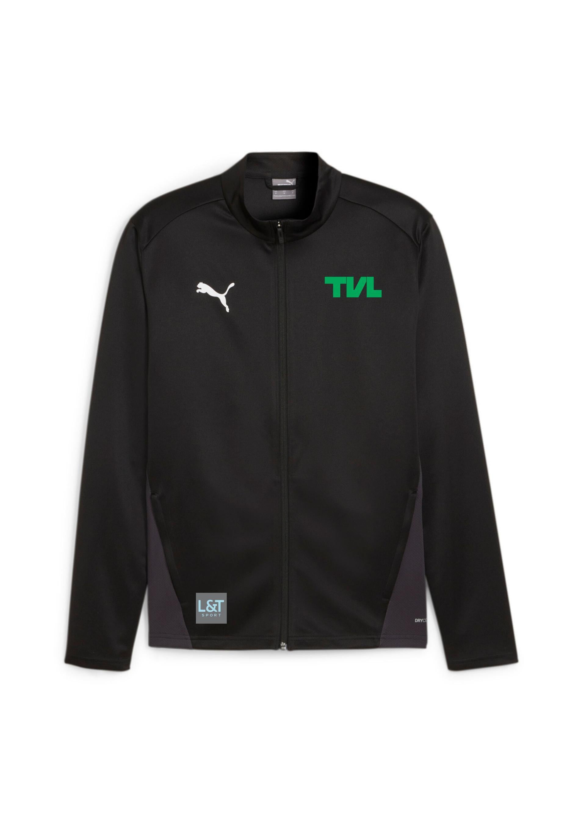 Damen TV Lengerich Trainingsjacke - 003-PUMA Black-PUMA White-Flat - Schwarz