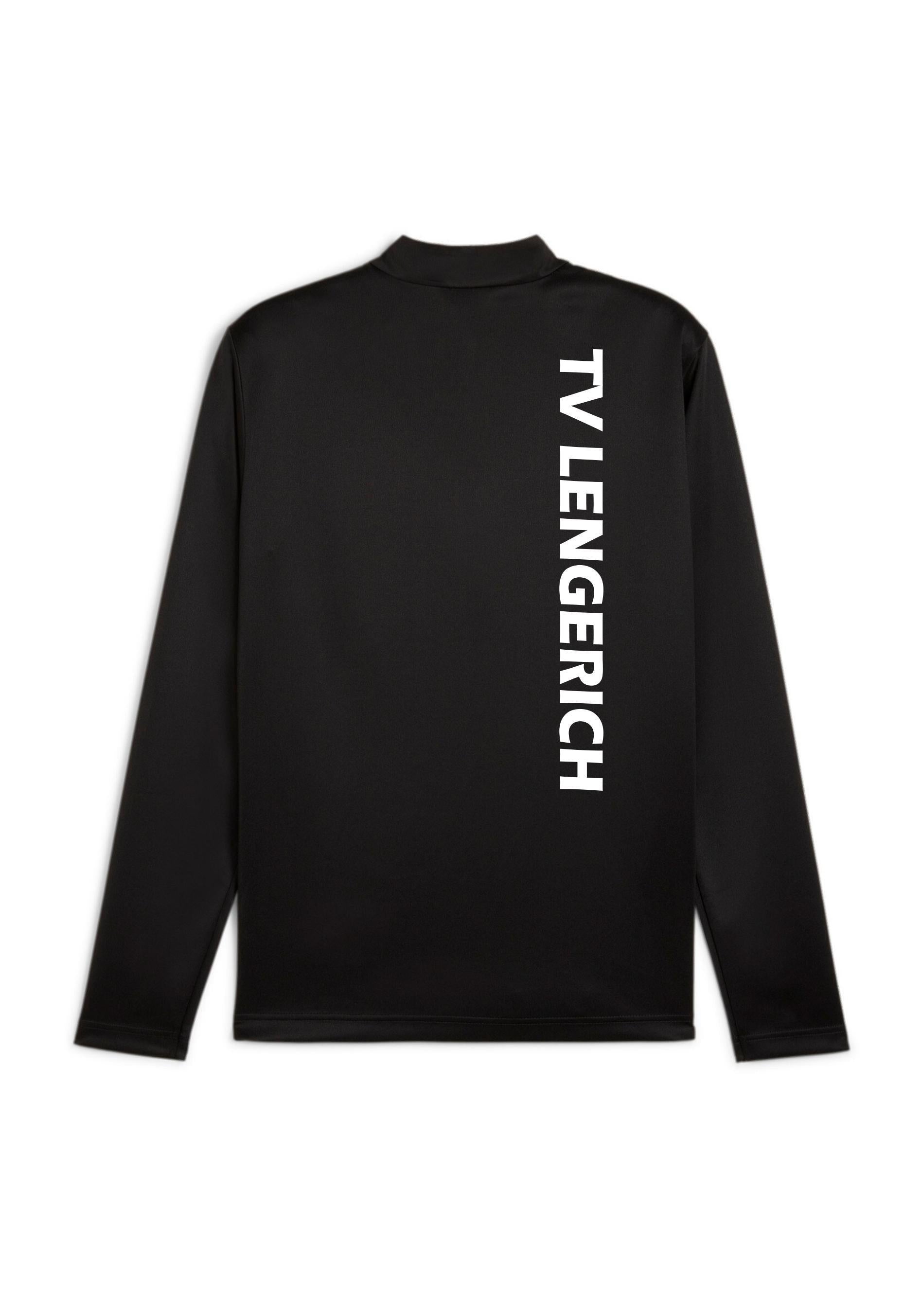 Herren TV Lengerich Ziptop - 003-PUMA Black-PUMA White-Flat - Schwarz