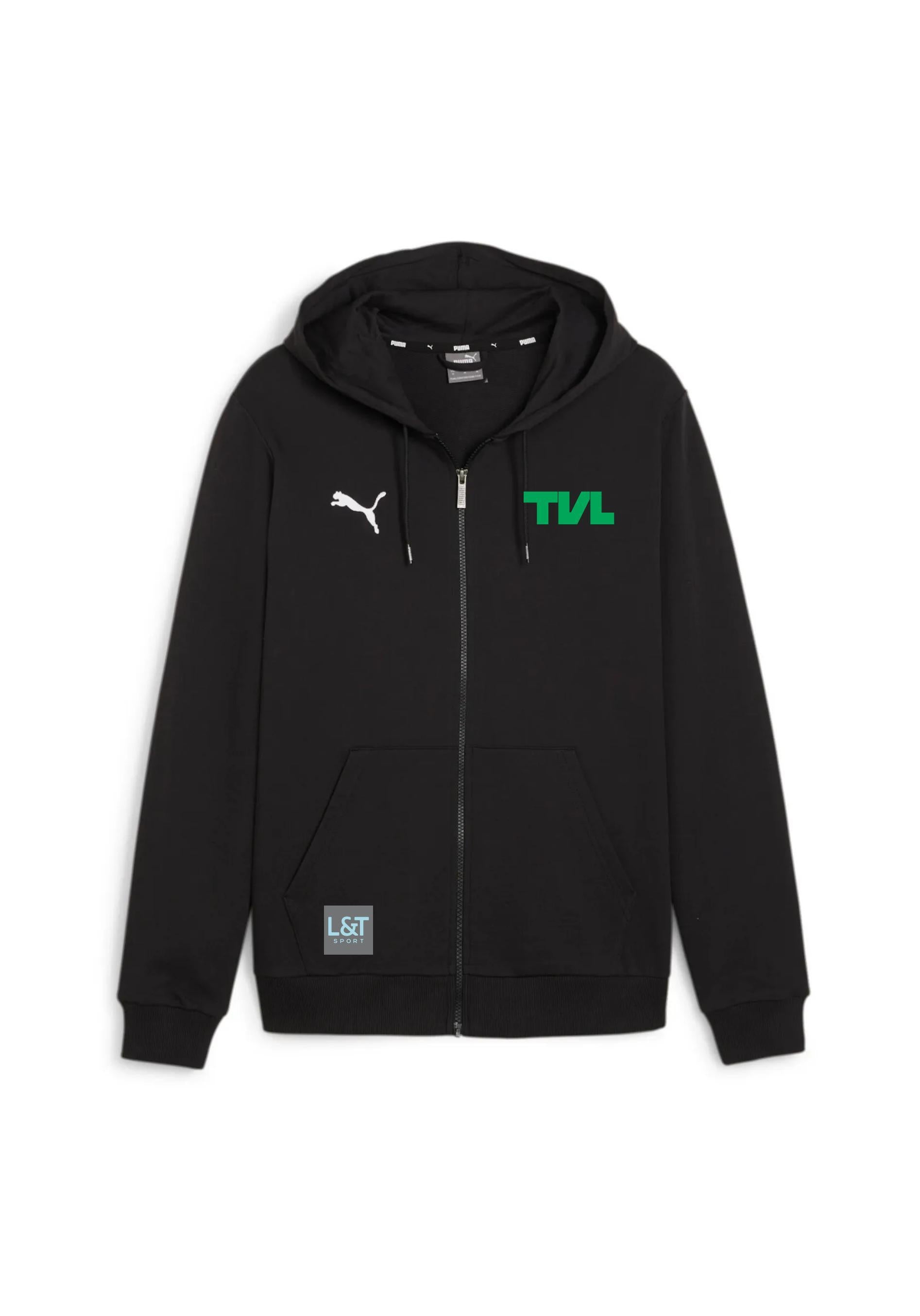 Damen TV Lengerich Zipsweat - 003-PUMA Black-PUMA White - Schwarz