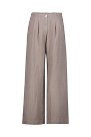 Hose aus Leinen - Smoke - Grau