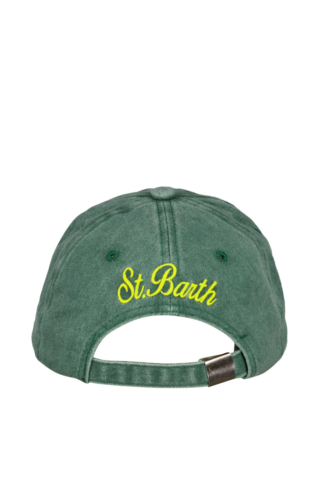 Cap mit Aufschrift - Denim Wine Fine 51 EMB - Grün