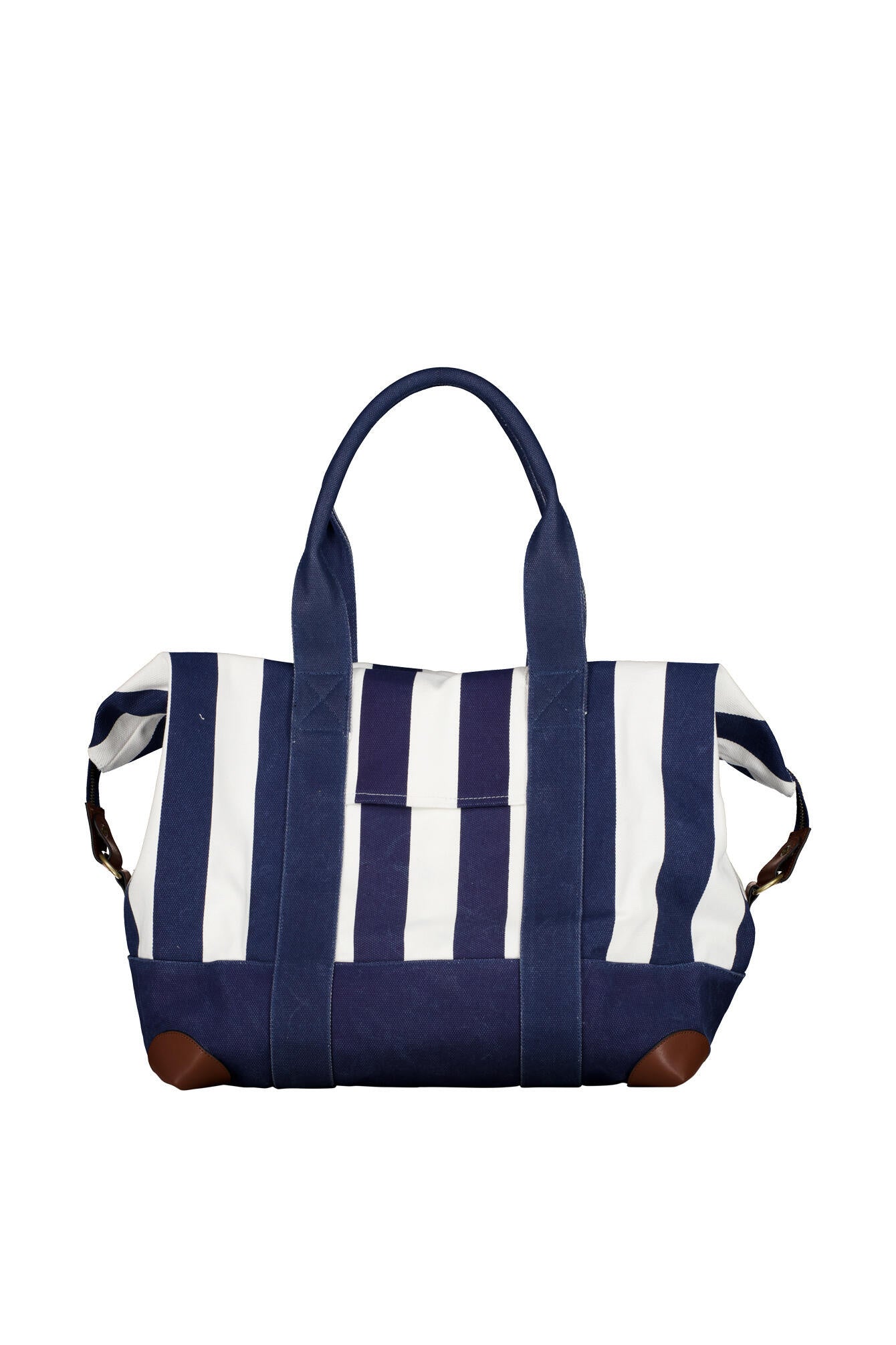 Reisetasche aus Baumwollcanvas - Stripes Pop v 61 EMB - Blau