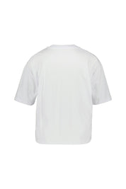 T-Shirt cropped aus Baumwolle - White - Weiß