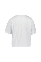 T-Shirt cropped aus Baumwolle - White - Weiß