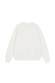 Sweatshirt Oversized - Cherish Moment - Weiß