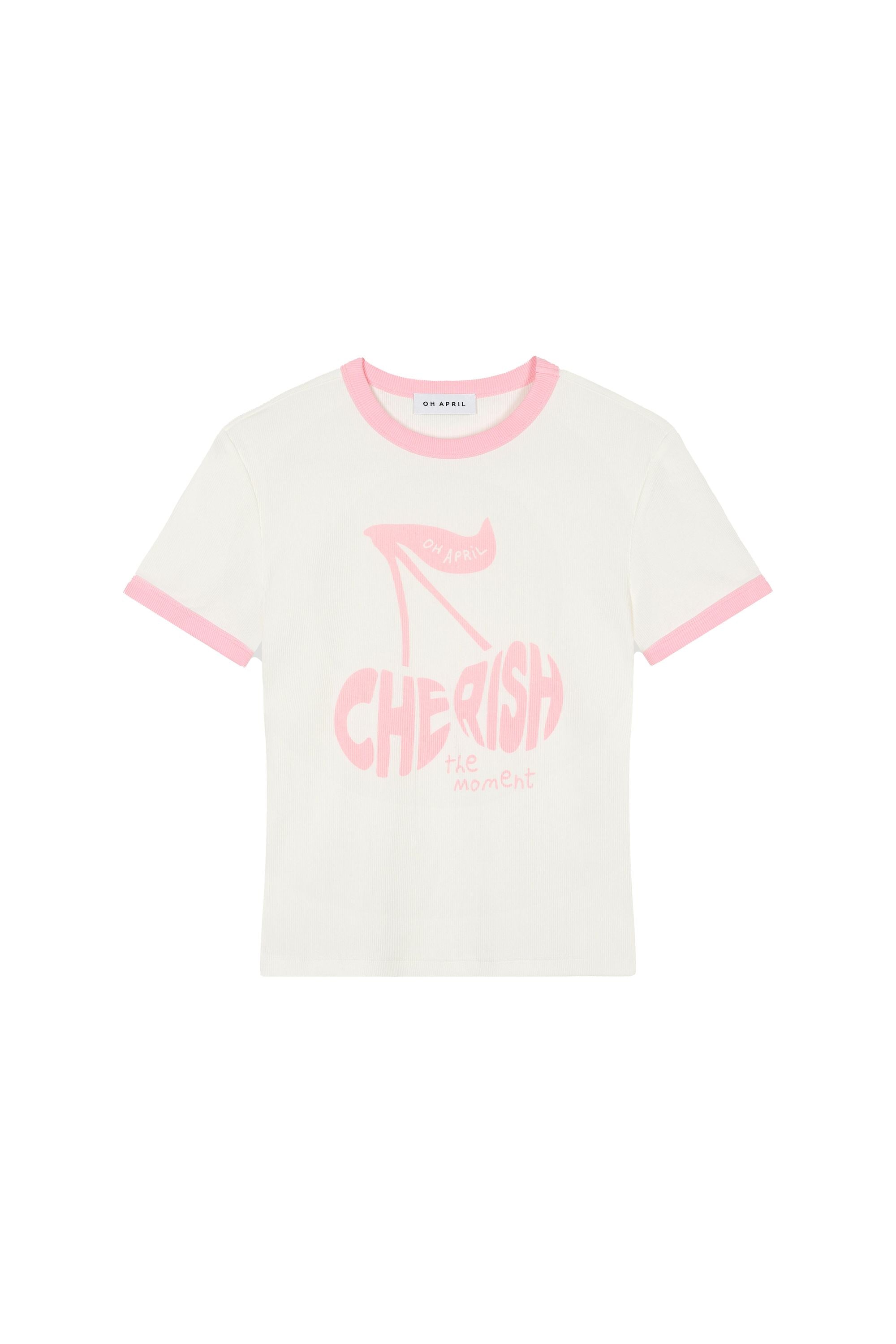 T-Shirt aus Baumwolle - Pearl - Weiß