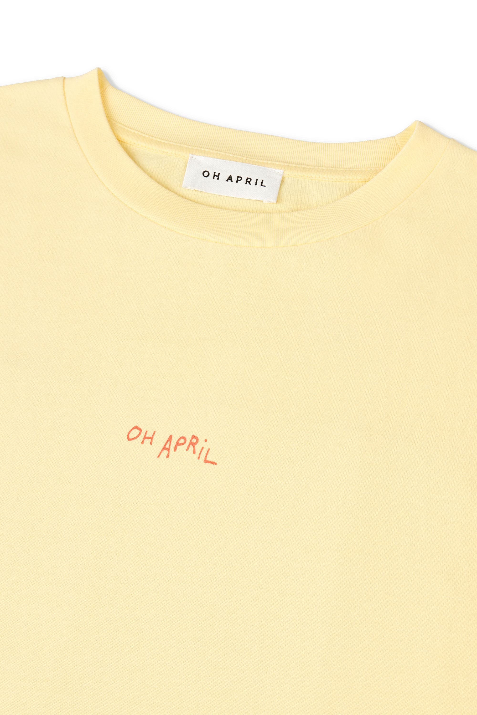 T-Shirt Oversized aus Baumwolle - Menu Lem - Gelb