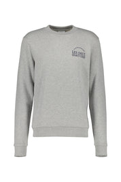 Sweatshirt mit Backprint - 320320 Grey Melange - Grau