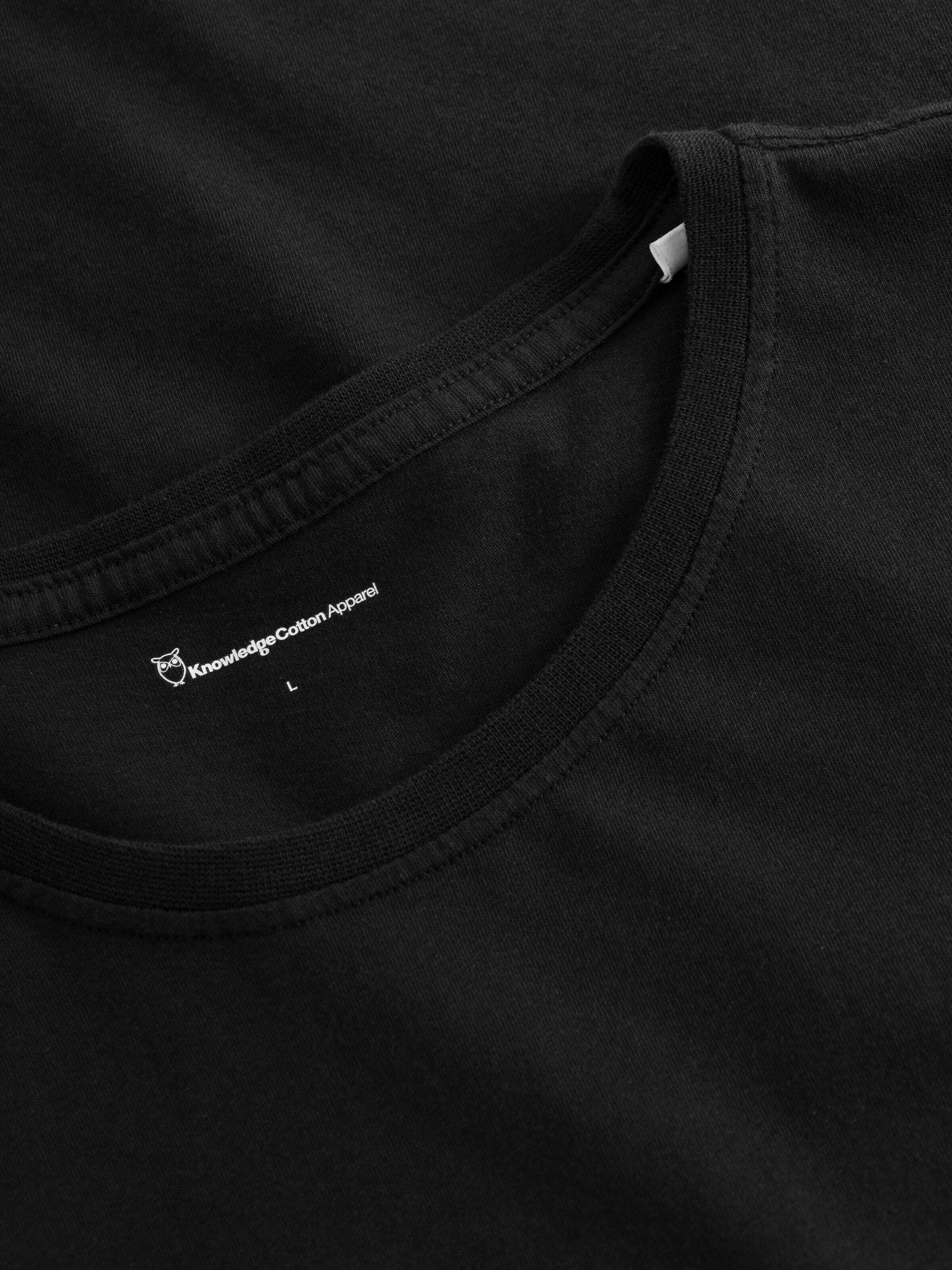 T-SHirt AGNAR aus Baumwolle - 1300 Black - Schwarz